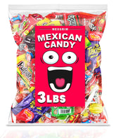 Mexgrim bolsa frontal con surtido de dulces para fiestas y compartir