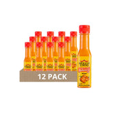 Mexico Lindo botella frontal de habanero rojo muestra diseño y utilidad