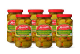 Mezzetta frasco frontal con aceitunas martini listo para servir