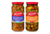 Mezzetta frascos frontales pack con Mild y Hot, sabor inmediato para sándwiches
