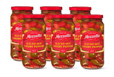 Mezzetta frasco frontal mostrando pimientos en rodajas, añade color y picante