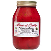 Michael's of Brooklyn frasco frontal mostrando etiqueta y beneficio de receta familiar