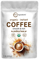Micro Ingredients bolsa frente mostrando 1 lb y ventaja conveniencia instantánea