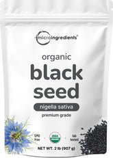 Micro Ingredients frente del empaque mostrando bolsa resellable y marca, conserva frescura