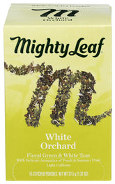 Mighty Leaf frontal del paquete mostrando diseño y cantidad, fácil identificación