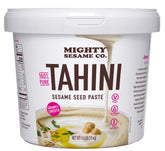 MIGHTY SESAME CO. pail frontal mostrando envase grande y cierre resealable