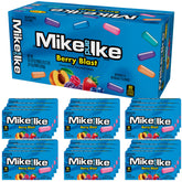 THE HAMPTON CANDY COMPANY Mike and Ike caja frontal muestra sabores y diseño