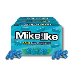 Mike & Ike caja frontal mostrando diseño y cantidad para fácil identificación y uso