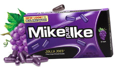 Mike and Ike caja frontal de cine mostrando diseño y porción práctica