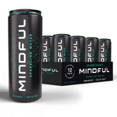 Mindful lata frontal mostrando diseño y apariencia refrescante
