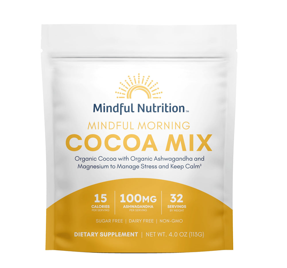 Mindful Nutrition frente del envase mostrando diseño y beneficios claros