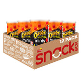 Minis Cheetos canister frontal mostrando diseño y portabilidad