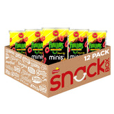 Minis Funyuns Flamin' Hot lata frontal mostrando diseño de empaque y conveniencia