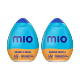 MiO botella frontal mostrando diseño y marca, fácil de identificar y llevar