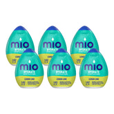 Mio botella frontal Lemon Lime mostrando diseño y beneficio refrescante