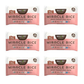 Miracle Noodle vista frontal del paquete mostrando el contenido y conveniencia