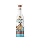 Miss Mary's mostrando la botella frontal y beneficios de sabor tropical
