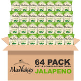Miss Vickie's empaque frontal sabor jalapeño mostrando marca y tamaño