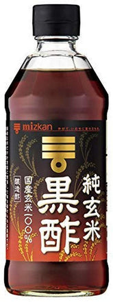 Mizkan botella frontal 500 ml mostrando etiqueta y forma para fácil identificación