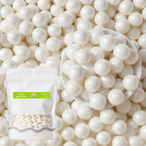 Mkostlich perlas blancas bolsa frontal muestra cantidad y presentación elegante