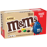 M&M'S frente de caja mostrando bolsitas individuales y conveniencia