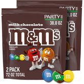 M&M's bolsa frontal muestra tamaño fiesta y conveniencia para compartir