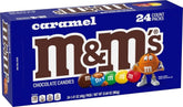 M&M'S frente del empaque que muestra diseño y beneficio de porciones individuales