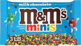 M&M'S vista frontal de la bolsa mostrando 3 lb, ideal para repostería