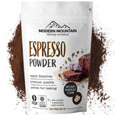 MODERN MOUNTAIN bolsa frontal mostrando etiqueta y beneficios
