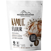 MODERN MOUNTAIN frente del empaque mostrando 3 lb y beneficio de frescura