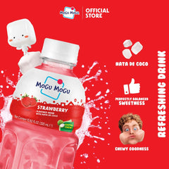 Mogu Mogu detalle de nata de coco, textura masticable y atractiva