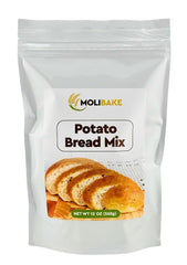 Molibake paquete frontal mostrando mezcla natural y beneficio de preparación rápida