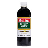 Molina botella frontal mostrando etiqueta y volumen 500 ml para uso culinario