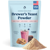 Mommy Knows Best envase frontal mostrando 15 oz y sin gluten como beneficio nutricional