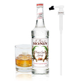 Monin botella 750 ml vista frontal con etiqueta clara y uso profesional