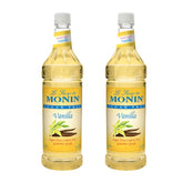 Monin envase frontal pack 2x1l mostrando la presentación y ahorro