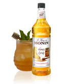 Monin jarabe de miel botella frontal 1L muestra uso profesional