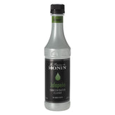 Monin jalapeño botella frontal, sabor picante para bebidas y recetas