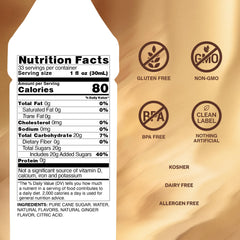 Monin jengibre textura líquida dorada para sabor intenso