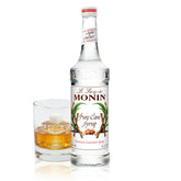 Monin botella frontal mostrando presentación y volumen, uso profesional