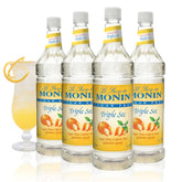 Monin sirope sin azúcar visión frontal del pack mostrando volumen y etiqueta clara