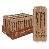 Monster Java Monster Loca Moca vista frontal mostrando lata y etiqueta clara