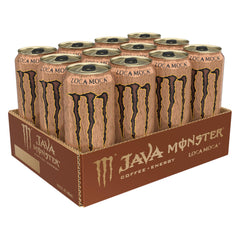 Monster Java Monster Loca Moca lata abierta lista para beber, conveniencia inmediata