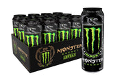 Lata Monster frente resellable mostrando diseño y facilidad de cierre, ofrece conveniencia