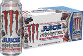 Monster lata frontal Strawberry Lemonade mostrando etiqueta y color refrescante