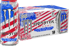 Monster lata frontal con diseño conmemorativo y refresco visible