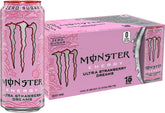 Monster Ultra Strawberry Dreams lata al frente, presentación atractiva