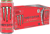 Monster Ultra Watermelon lata frontal mostrando diseño vibrante y beneficio refrescante