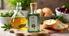 Montinaro gota de aceite en cuchara mostrando textura y cuerpo