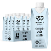 Mooala envase frontal individual muestra ingredientes orgánicos y conveniencia